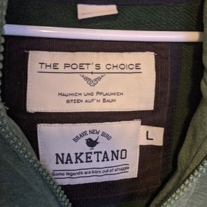 Women's green Naketano zip up sweatshirt